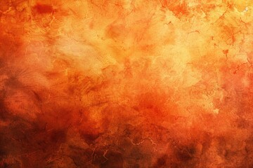 Poster - Abstract orange and brown background with a textured grunge effect, suitable for use in designs where a vintage or distressed look is desired