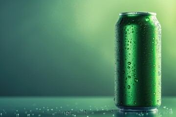 Aufkleber - A can of soda sitting on a table