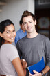 © Leffy/peopleimages.com - Meeting, business people and handshake in office with portrait for deal, B2B agreement or partnership. Media agency, documents and employees shaking hands for introduction, collaboration or welcome