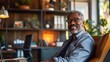 © DigitalMagicVisions - Reflective Senior CEO Inspiring Success in a Relaxed Office Environment