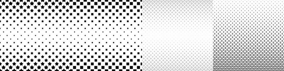 Poster - Black and white pattern collection