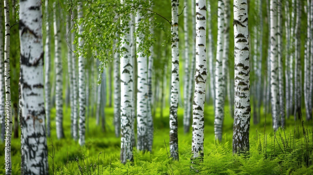 Birch (Betula): Known for their unique white bark and triangular leaves ...