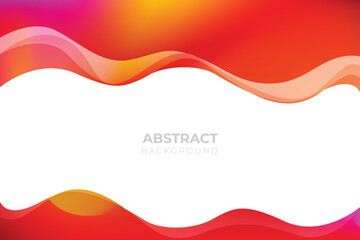 Poster - Modern fluid gradient background with curvy shapes Free Vector