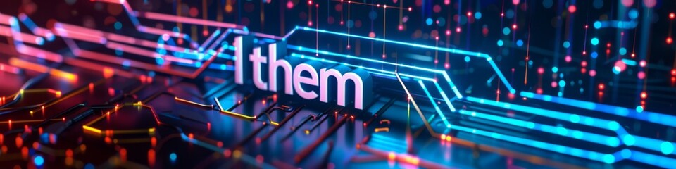 Banner inspired by web development and music 