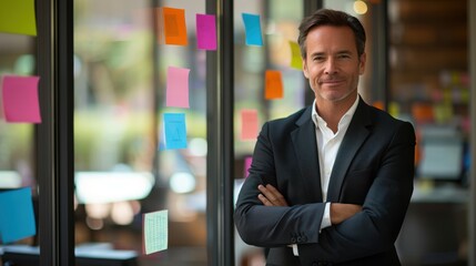 Poster - The confident businessman portrait