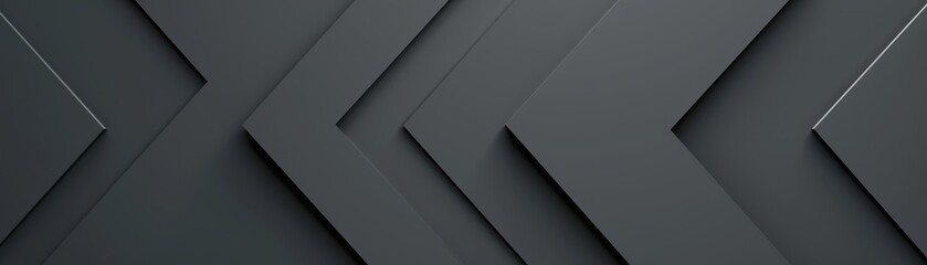 Poster - Abstract Geometric Pattern in Black and White