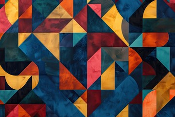 Poster - pattern of circles and dots on white background, An intricate mosaic of intricate geometric patterns and shapes