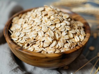 Wall Mural -  oats in bowl