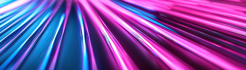 Poster - Vibrant and colorful abstract light streaks in motion, creating a dynamic and futuristic background. Perfect for modern digital designs and presentations.