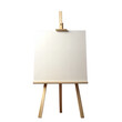 © ZeyBer - Blank artist's easel with canvas for painting or drawing