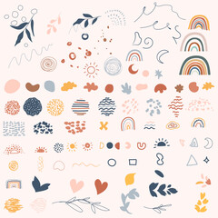 Poster - Abstract modern art vector shapes