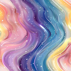 Poster - Abstract colorful pastel swirl pattern with glitter texture background