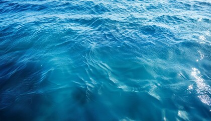 Poster - background of sea water that is blue and clear generative ai