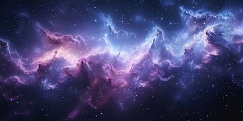 Wall Mural - Cosmic Majesty: The Grandeur of Nebulae in the Night Sky