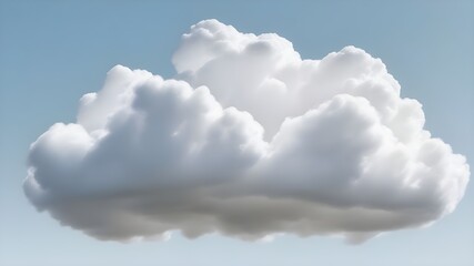 Wall Mural - A white puffy cloud