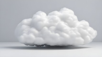 Wall Mural - A white puffy cloud