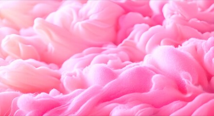 Poster - Abstract texture background of smoky fluffy clouds soft pastel colors, looping motion animation