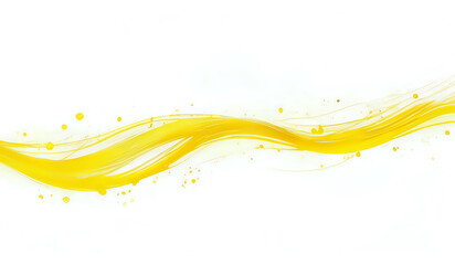 Wall Mural - White background with abstract yellow color