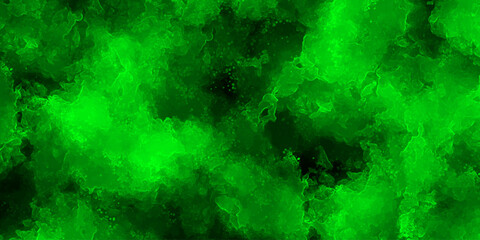 Aufkleber - Vibrant Green Smoke Cloud with dynamic art and atmosphere. Seamless and abstract green grunge texture with Creative paint. Stone texture for painting on ceramic