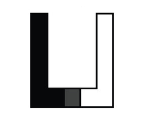 Fototapete - U Logo Design vector.  Branding  for your project.
