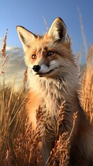 Canvas Print - red fox vulpes