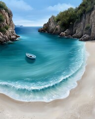Wall Mural - eco-conscious tourist activities, oil painting style, close-up, ten years of design expertise, more 