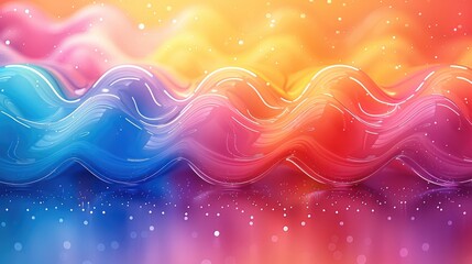 Poster - Colorful thumbnail background for kids. Generative AI.