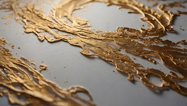 Wedding card background - gold path abstract painting, elegant wallpaper, high contrast