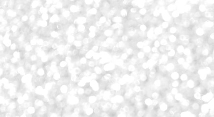 White and gray bokeh glitter background. The concepts of New Year, Christmas, Wedding Anniversary, Love, Romance, Valentine, Winter, Snow and  celebrations backgrounds concepts 