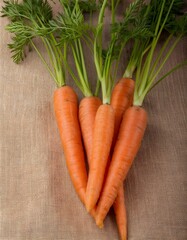 Wall Mural - Bunch of carrots