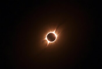 Wall Mural - two stars in close orbit, with one star passing in front of the other, creating an eclipse and a uni