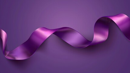 Fototapete - Abstract business template pink and purple gradient wave or curved shape isolated on white background