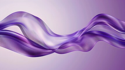 Fototapete - Abstract business template pink and purple gradient wave or curved shape isolated on white background