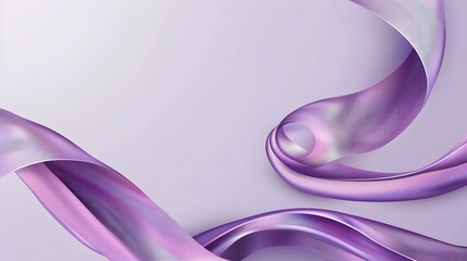 Fototapete - Abstract business template pink and purple gradient wave or curved shape isolated on white background