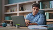 © stockbusters - Tired manager solving problem in contemporary office. Stressed man throw papers