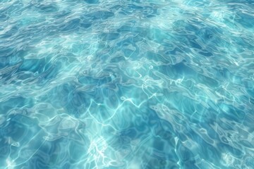 Wall Mural - Serene Water Ripples. Tileable water texture high detailed plain background concept