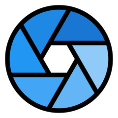 Sticker - aperture icon 