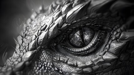 realistic dragon eye illustrations