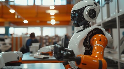 Poster - Robotics Engineer Designing and Programming Automated Systems for the Future