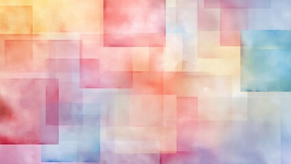 Wall Mural - Abstract pastel watercolor background or wallpaper