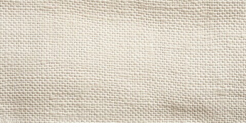 Poster - Close-up of White Fabric Texture