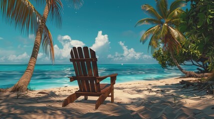 a beach full of beauty in a sunny morning