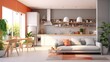 © pintu - Modern Kitchen and Living Room Interior Design