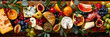 © Alexandre - Artisan cheese board with assorted fruits