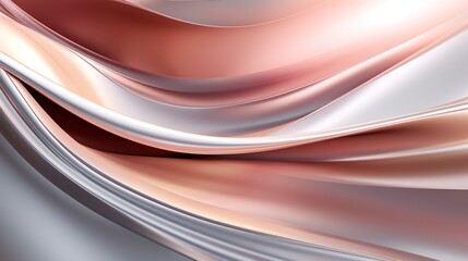 Poster - a mesmerizing abstract design showcasing a smooth metallic texture with subtle curves and lines. the