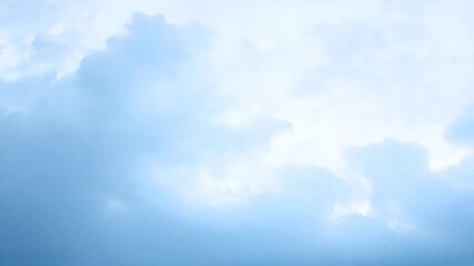 Poster - Moving Through Clouds Overhead With Transparent Background During Daylight Generative AI