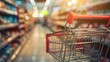 © Nijieimu - A shopping cart is in a store aisle