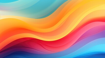 Wall Mural - Abstract, bright gradient with smooth transitions