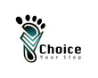 © ShiipArts - foot step check choice logo design template illustration