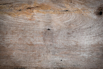 Sticker - dirty brown old wood texture, timber plank background